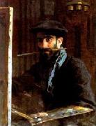 Etienne Dinet Portrait oil painting artist